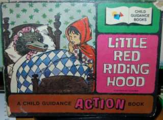 Red Riding Hood Child Guidance ACTION Book Vintage 60s  