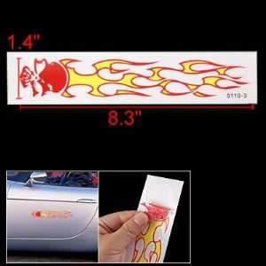  Amico Auto Car Red Yellow Fiery Dragon Style 2D Sticker 