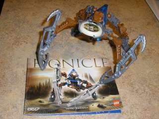 2004 Lego Bionicle VAHKI ZADAKH 8617 complete with Kanoka disk 