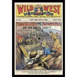 Exclusive By Buyenlarge Wild West Weekly Young Wild West and his 