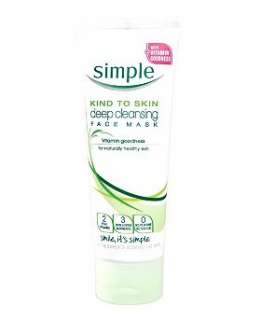 Simple Kind To Skin Deep Cleansing Face Mask 75ml   Boots