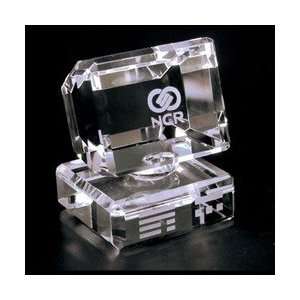  DC251    Optical Crystal Computer Shaped Paperweight 