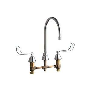 Chicago Faucets 786 GN8AE3 319ABCP Chrome ECAST Low Lead Deck Mounted 