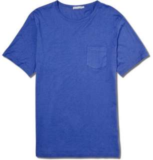   Clothing  T shirts  Crew necks  Cotton T Shirt with Pocket