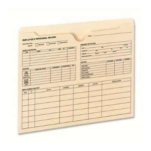  SMD77100 Employee Record File Jacket, Preprinted Front, 20 