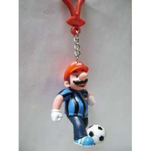  Mario Bro Soccer Star Mario 06 Keychain Toys & Games