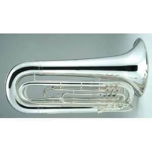    Dynasty M378 Contrabass Bugle In Silver Musical Instruments