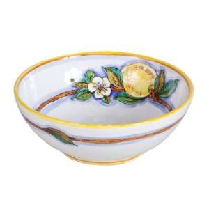Deruta Limone Ceramic Cereal Bowl From Italy New  Kitchen 
