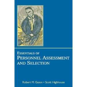  Essentials of Personnel Assessment And Selection 