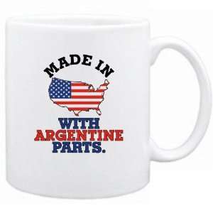 New  Made In U.S.A. ,  With Argentine Parts  Argentina Mug 