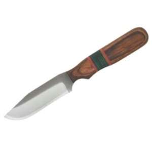  Anza Knives F4 Field Hunter Fixed Blade Knife with Wood 