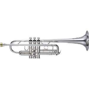  Yamaha YTR 8445 Xeno Series C Trumpet Silver Yellow Brass 