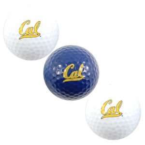  California Golden Bears Golf Ball Set   Pack of 3 Sports 