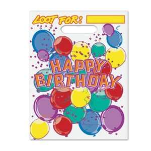  Birthday Balloon Loot Bags Case Pack 192 