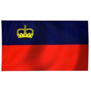  Liechtenstein Flag 3X5 Foot Nylon PH Patio, Lawn & Garden