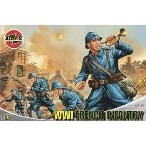  Airfix 1/72 WWI French Infantry Military Figures Model Kit 