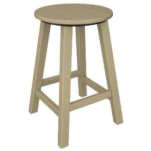  Polywood Traditional Round Counter Height Bar Stool (Sold 