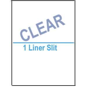 Laser   Inkjet Frosty Clear Full Sheet Labels, 8 1/2 x 11, 1/Sheet 