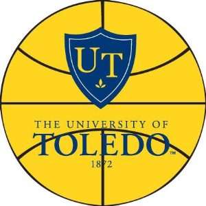 University of Toledo Rockets Basketball Rug 4 Round 