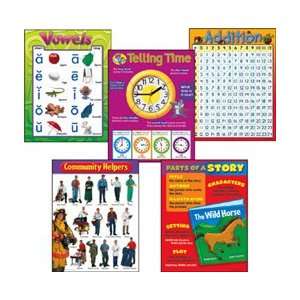  Grade 1 Basic Skills Learning Charts Combo Pack by Trend 