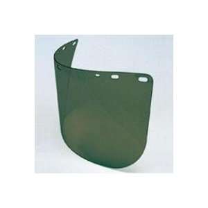  Faceshield 8x15 1/2 Green Formed Polycarbonate