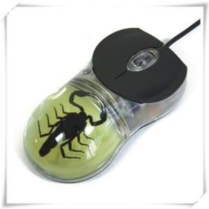  Black Scorpion Computer Mouse (Glow in the dark 