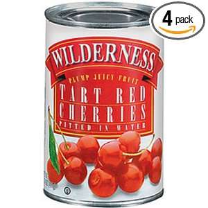 Wilderness Water Packed Tart Red Pitted Cherries Pie Filling and 