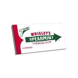 Wrigley Spearmint 7pk Chewing Gum   Pack of 6  Grocery 