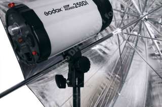 33 Studio Flash Light Reflector Black Silver Umbrella  