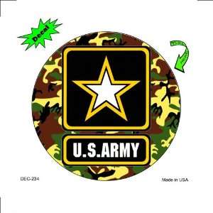  U.S. Army   Full Color Decals 4 1/2 Circular Everything 