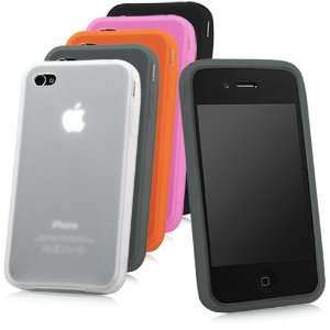 BoxWave iPhone 4 FlexiSkin   The Soft Low Profile Case (Frosted Clear 