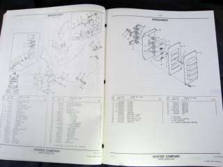 1986 HYSTER Walkie   Rider Fork Lift Truck Parts Manual  