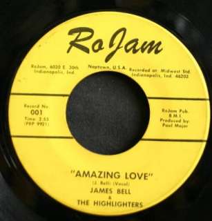   45 JAMES BELL & HIGHLIGHTERS on ROJAM Amazing Love Poppin Corn LISTEN