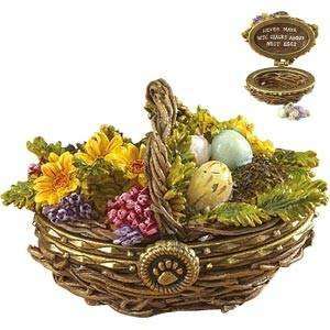  Boyds Suzies Spring Basket w/Snoozie McNibble Treasure 