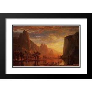  Albert Bierstadt Framed and Double Matted 33x41 Valley of 