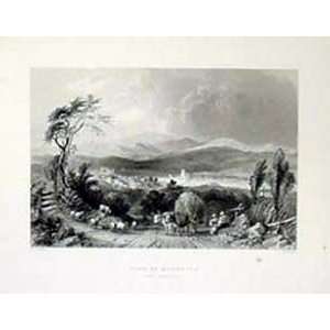    Bartlett 1839 Engraving of the View of Meredith