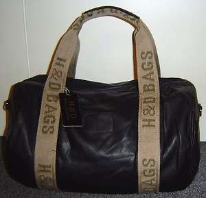   Reisetasche Handtasche Tasche Gussaci Style H&D BAGS SCHWARZ Groß
