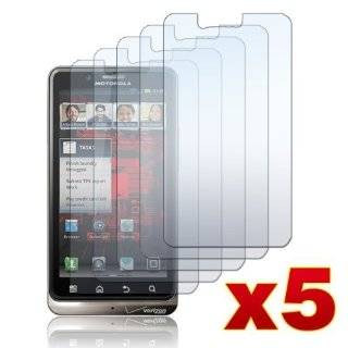   XT875   FIVE (5) Premium Clear LCD Screen Protector Cover Guard