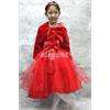 Red Girls Faux Fur Wedding Long Jacket Coat Age 1 9  
