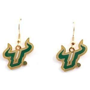  South Florida Bulls Logo Earrings