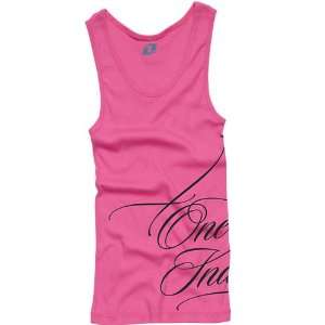 One Industries Lenor Womens Tank Sports Wear Shirt   Azalea Pink 