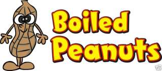 Boiled Peanuts Concession Food Sign Decal 14  