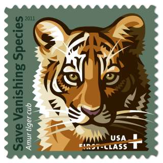 2011 Save Vanishing Species Semipostal .55 (Forever) .44 + .11 Sheet 