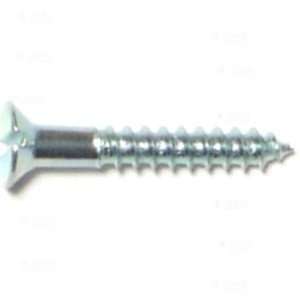  4 x 3/4 Slotted Flat Wood Screw (100 pieces)