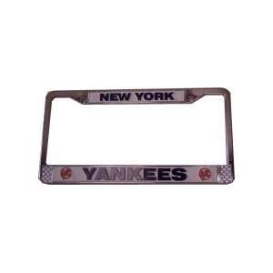  New York Yankees Chrome Auto Frame