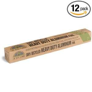 If You Care 100% Recycled Heavy Duty Aluminum Foil, 30 Foot Roll (Pack 