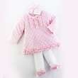 NWT Mud Pie Baby Girl Princess Minky Tunic & Legging Set Size 0  3T 