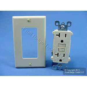  20 Leviton Ivory Smart Lock 20A GFCI Receptacle Outlets 
