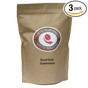  Bean Direct Decaf Dark Guatemalan, Whole Bean Coffee, 16 Ounce Bags 