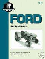 SHOP Manual Ford tractor 3230 3430 3930 4630 4830  